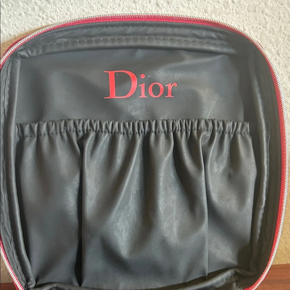 Christian Dior Red Designer Women's Cosmetic Bag